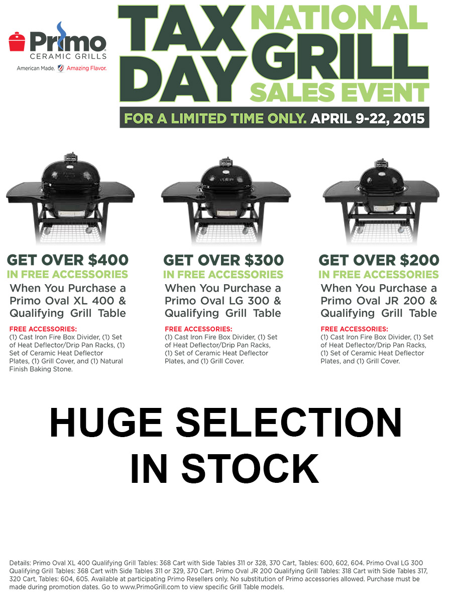 Primo_Grills_National_Tax_Day_Flyer_Event_Hi_Tech_Appliance